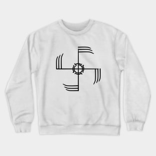 Ginfaxi Icelandic Stave | Viking Symbols Crewneck Sweatshirt